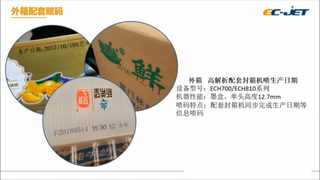 標(biāo)識技術(shù)為食品制造賦能--不同生產(chǎn)場景下噴碼機(jī)標(biāo)識技術(shù)應(yīng)用案例分享